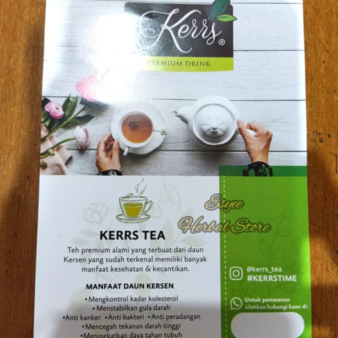 

[[BISA COD]] Teh Kersen (Kerrs Premium Tea) 20 sachet TERBAIK Kode 517