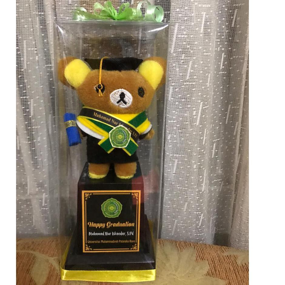 ã PREMIUM ã Gz883 BONEKAHANDMADESUKASUKA BONEKA WISUDA DORAEMON KADO MURAH TERLARIS PAKAI FOTO HEL