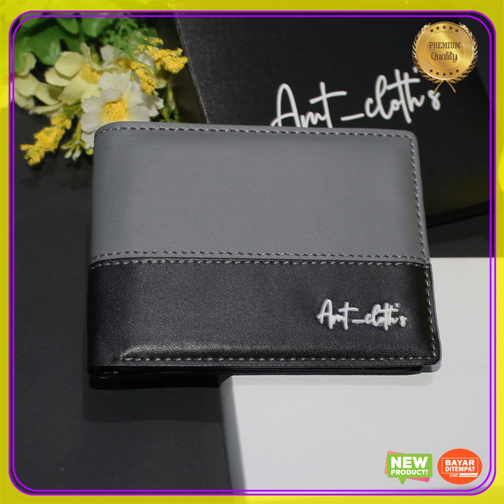 Dompet Pria Kulit sintetik Merek AMT Cloth's