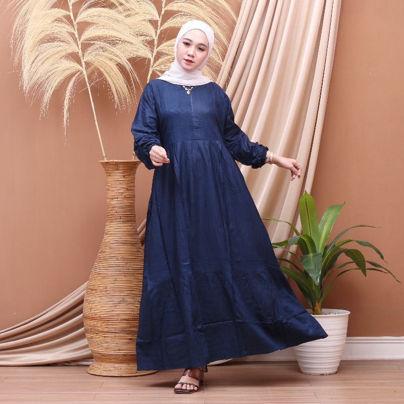 HANUM DRESS POLOS - DRESS RAYON - DRESS POLOS PREMIUM - DRESS BUSUI - HOMEY DRESS