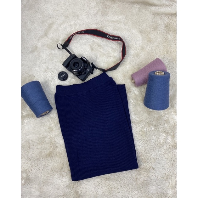 ROK SPAN RAJUT PREMIUM TEBAL KNIT KNITTED RAJUTAN SPAN ROK CARDIGAN ROK PANJANG WANITA /Rok span panjang/rok span rajut premium/rok span knitted/rok/rok wanita panjang/rok span hitam/rok plisket/rok plisket premium/rajut/cardigan/knit/knitted-NAVY