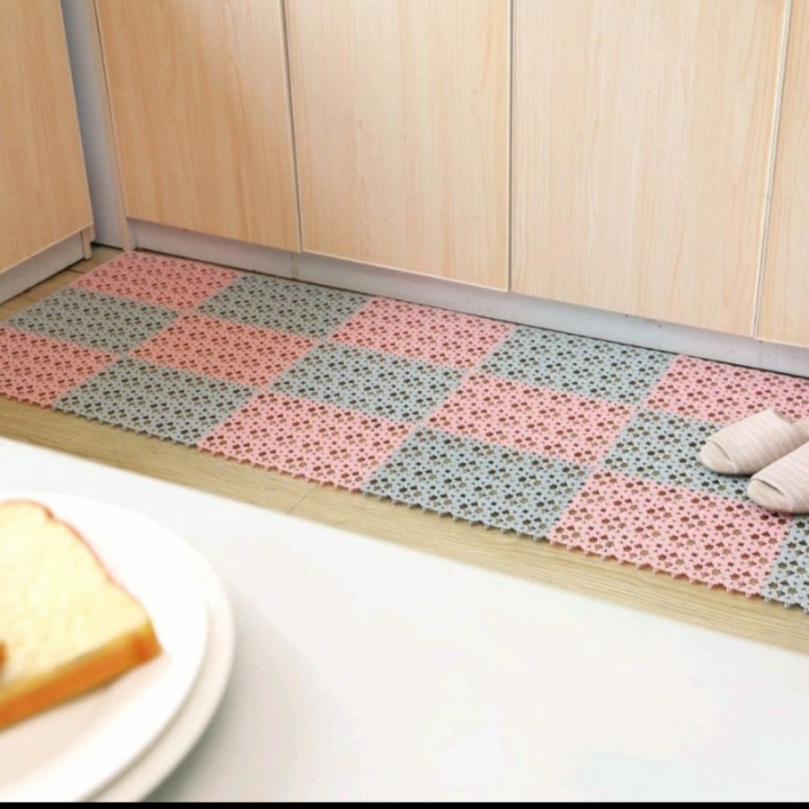 karpet puzzle kamar mandi Alas anti slip Mat keset tatakan meja makan