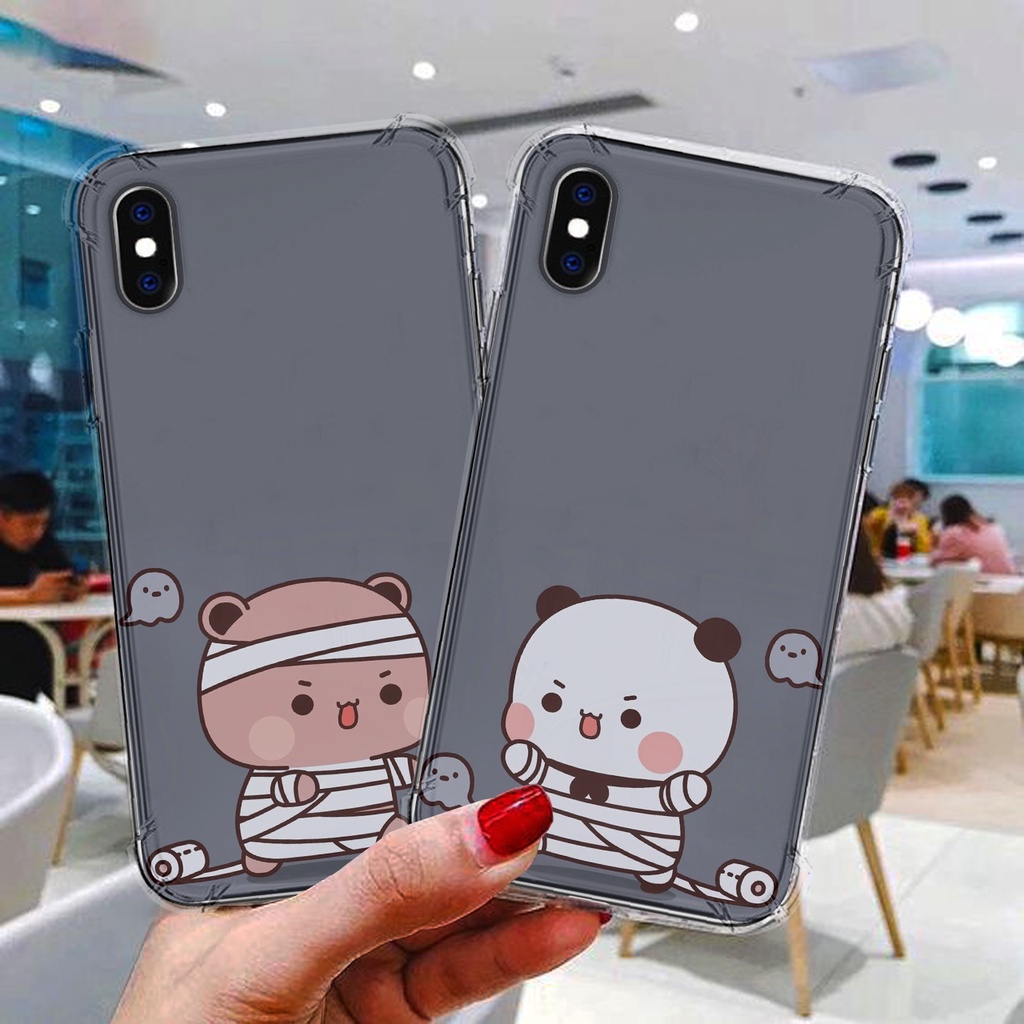 Case couple motif beruang lucu for all type hp Softcase anticrack couple custom case