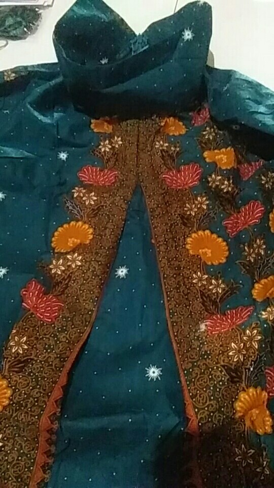 Tey-17 Batik Wanita Asj Sa Hrb026 Kenongo Kemeja Tosca Pendek
