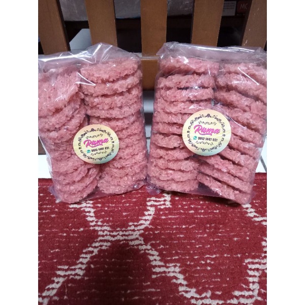 

Raginang mentah 500gram digoreng langsung mekar