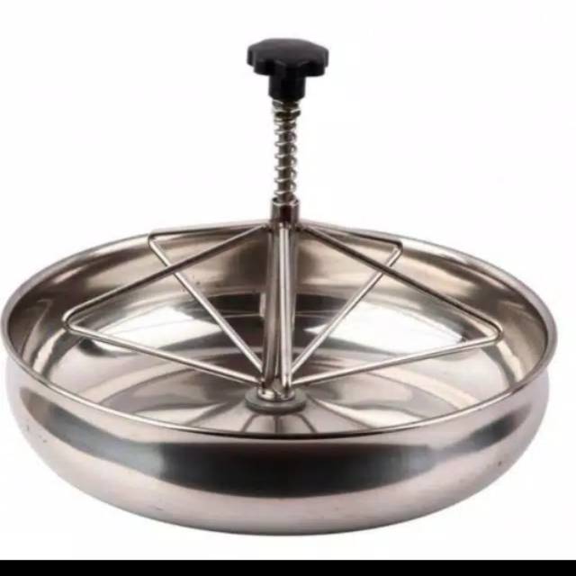 Tempat Makan Besar Babi Piglet Feeder Bowl Stainless Steel