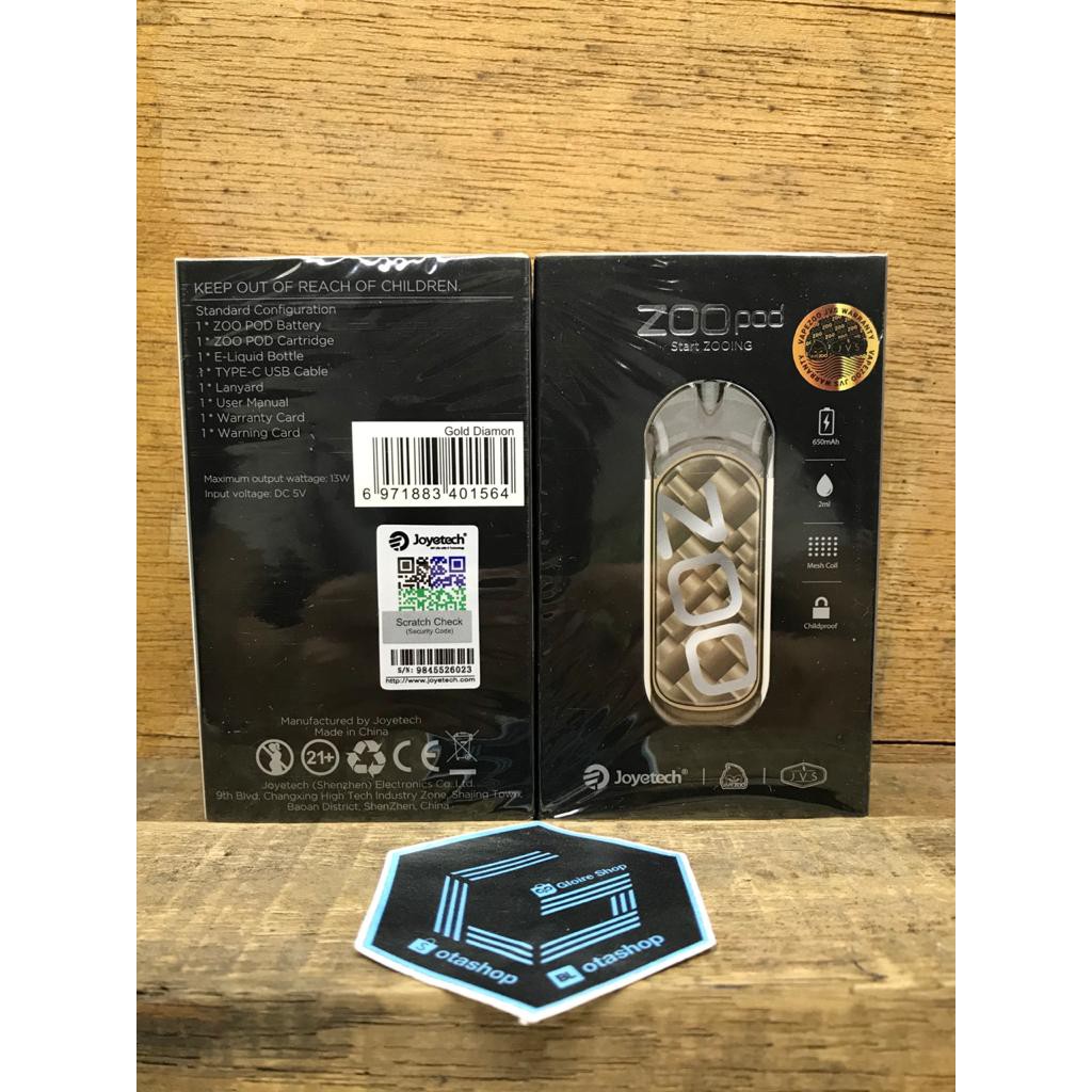 Authentic Teros Pod Zoo 650mah Pods Starter Kit Vape Vapor Closed System Device