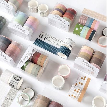 Japanese Washi Tape - Sweet Dreams Series (10 roll)
