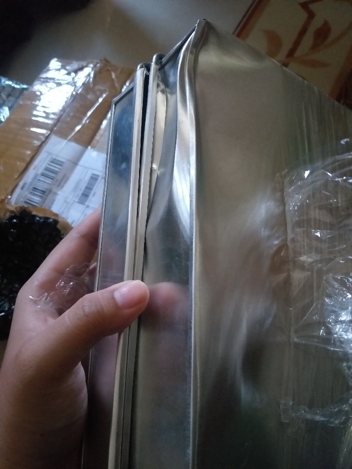 Loyang Bronis Sekat Uk 20x20x4 Isi 16kotak