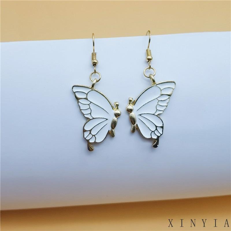 Butterfly Anting Bentuk Kupu-Kupu Model Simple Untuk Perhiasan