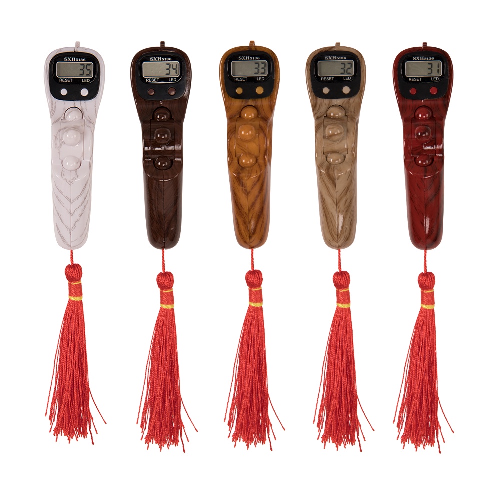 TASBIH Digital Muslim Tasbih LED Terbaru / Muslim Tasbih Digital Kayu Manik Alat Hitung Led Digital Tasbih Premium Ori-1