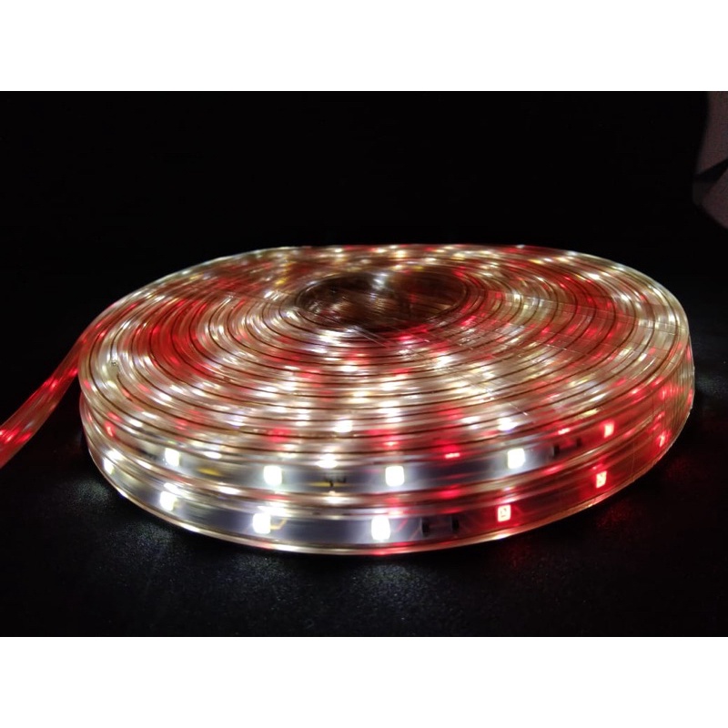 Lampu Selang 3528 Merah Putih + Adaptor 17 Agustusan / Led Strip RGB Warna Warni 8M KEMERDEKAAN