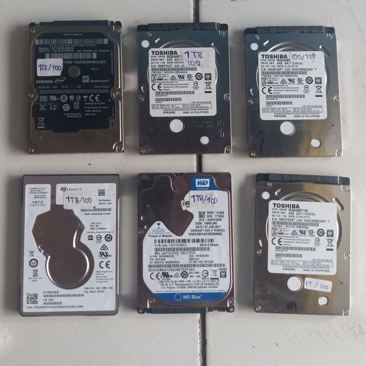 Harddisk HDD 1 TB Laptop Netbook Notebook PS Second Bekas SATA 2,5 Inch