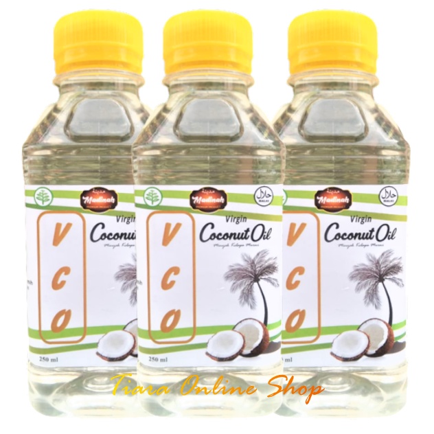 VCO Oil 250ml Extra Vigin organic MINYAK KELAPA ASLI kemasan botol plastik