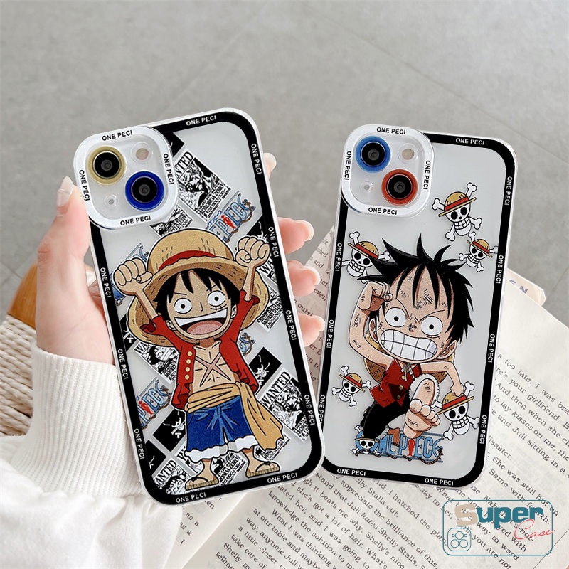 One Piece Case Vivo Y16 Y02s Y02 Y35 V25 E Y22 Y22s Y15s Y11 Y12 Y12i Y33S Y21 Y20 Y21S Y31 Y51 Y17 Y15 Y20s Y12s Y30 Y91 Y51A Y15A Y50 Y95 Y91C V21 V23 E Kartun Luffy Soft Cover