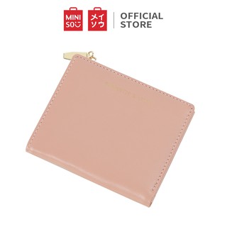 Miniso Dompet Wanita Pendek Kecil Lipat Simple Polos 