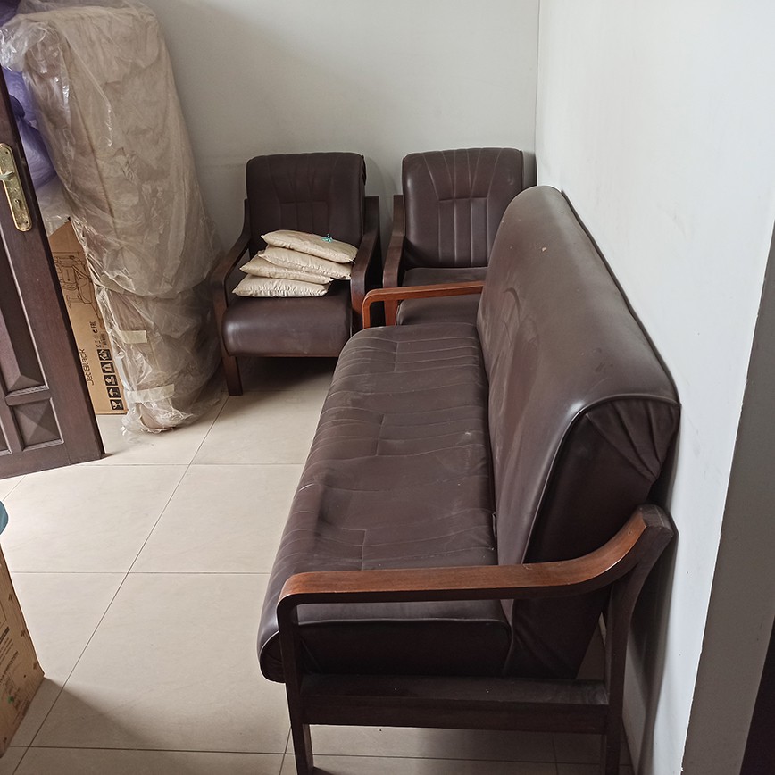 SOFA JATI ASLI BEKAS 1 SET (4 SOFA) - HARGA BELUM PENGIRIMAN - MURAH