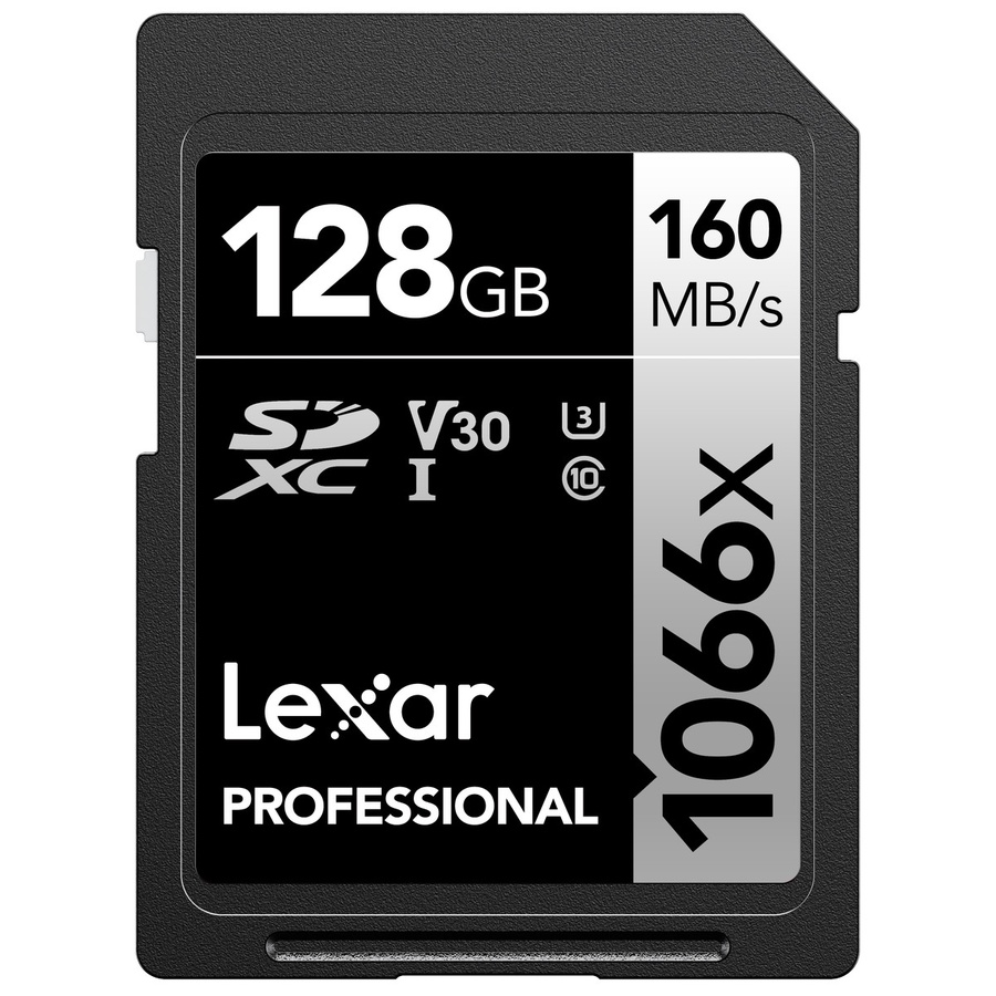 Lexar Professional 128GB 1066x SDXC up to 160/120 MB/s