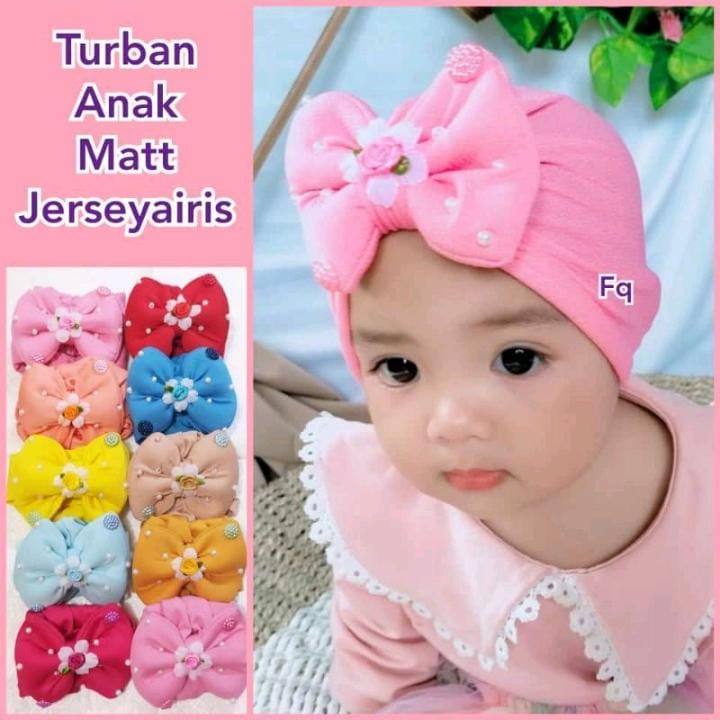 Turban Baby//Turban Anak//Turban Bayi Pita Buterfly Diamond