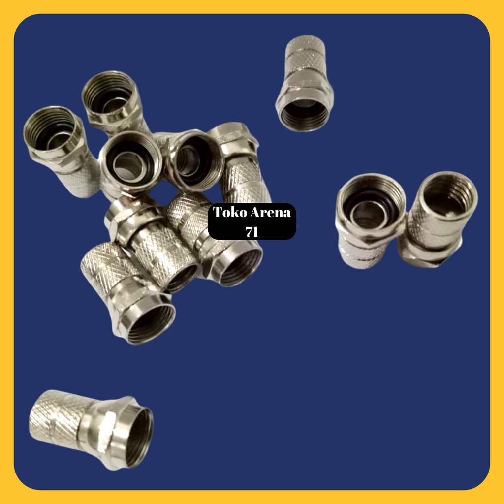 Jack Konektor Antena TV F Besi / Konektor Jack F Besi Drat