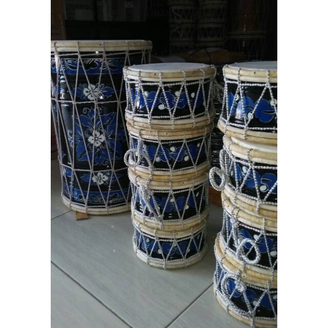 1 set marawis batik (hitam biru)