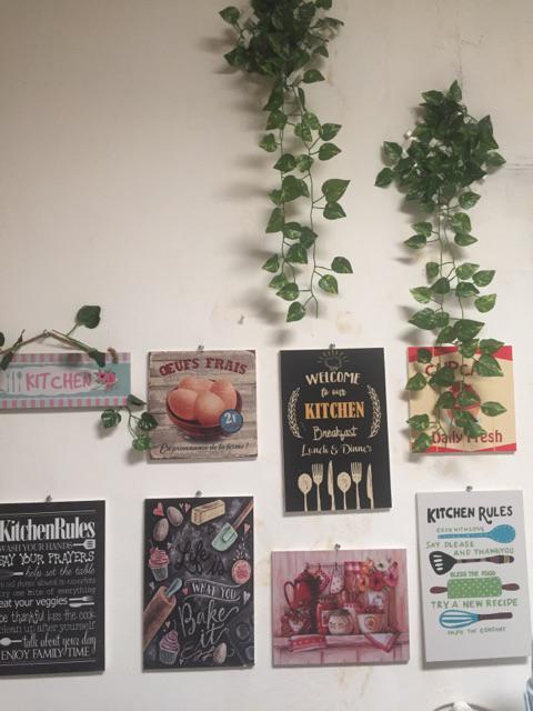 Wooden Projects Wall Decor Pajangan Dapur - Cupcake