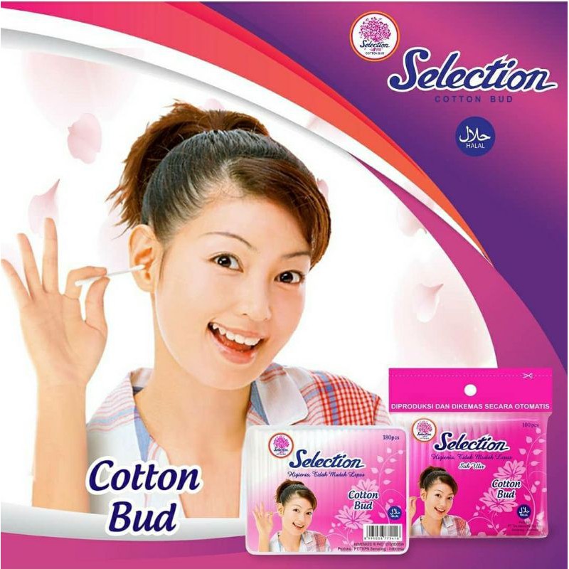 Kapas Selection Facial Cotton Round Kapas Tipis Toner Pembersih Wajah Bulat | Kotak | Cotton Bud