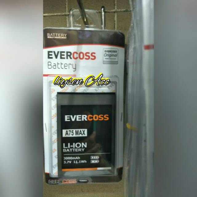 baterai evercoss A75 MAX .original..