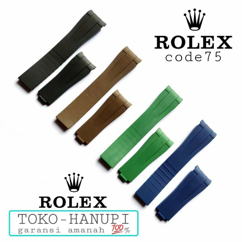 Jual Strap Tali Jam Tangan Rolex Daytona Datejust Gmt Rubber B Yacht Mm Shopee Indonesia