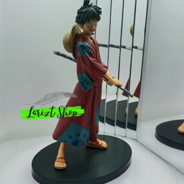 Jual Banpresto DXF One Piece Monkey Luffy Grandline Man Wano Statue Figure - Luffy Berkualitas