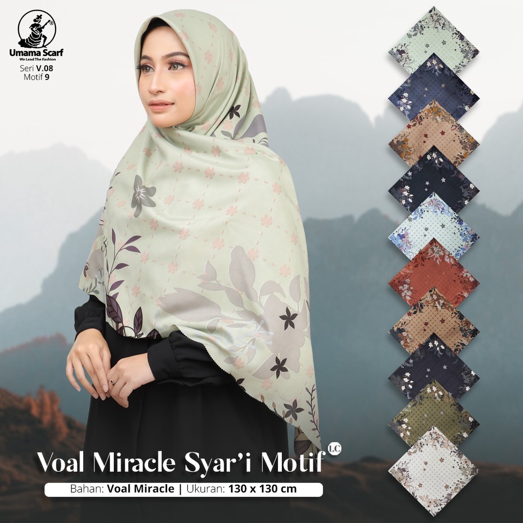 voal miracle syarii motif random umama ukuran 130x130 terbaru