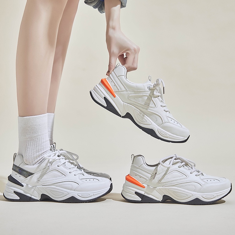 [Import] Taspopo 1041 Sepatu Sneaker Putih Wanita Fashion Korea