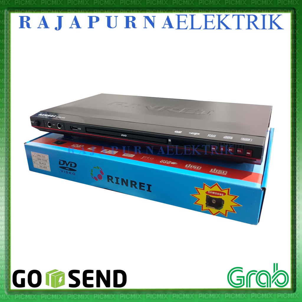 DVD PLAYER RINREI BESI DRN-533 Optik Samsung ORIGINAL