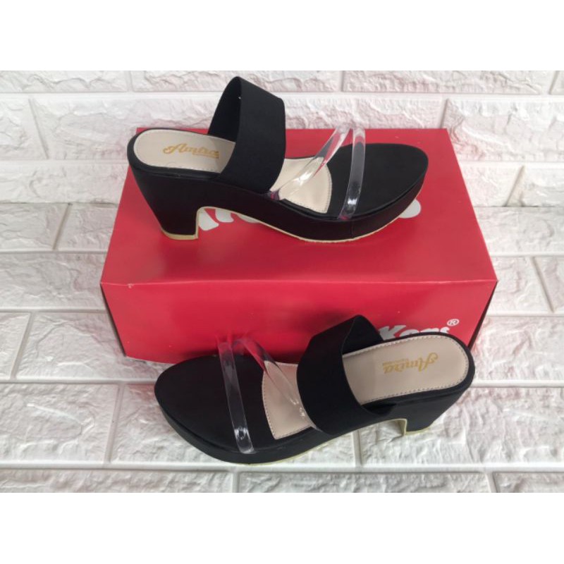 HIGH-HEELS SANDAL WANITA NEW DESIGN 2021 KEKINIAN TERKEREN FASHIONABLE ELEGANT