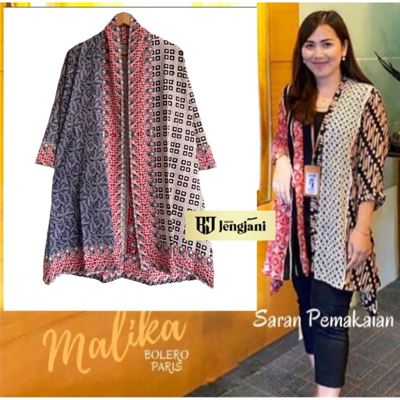 Outer Batik Paris Twotone | Cardigan Batik | Kimono Batik