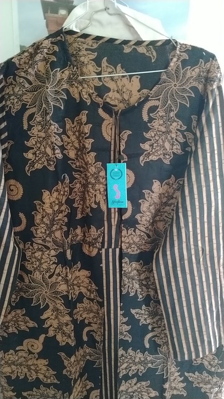 Gamis Batik Anti Luntur Bahan Super Adem