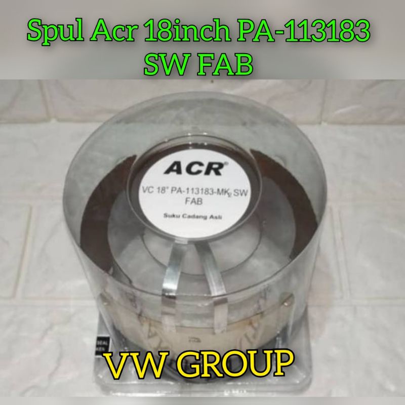 Spul spool speaker ACR 18inch PA-113183 SW Fabulous ORIGINAL