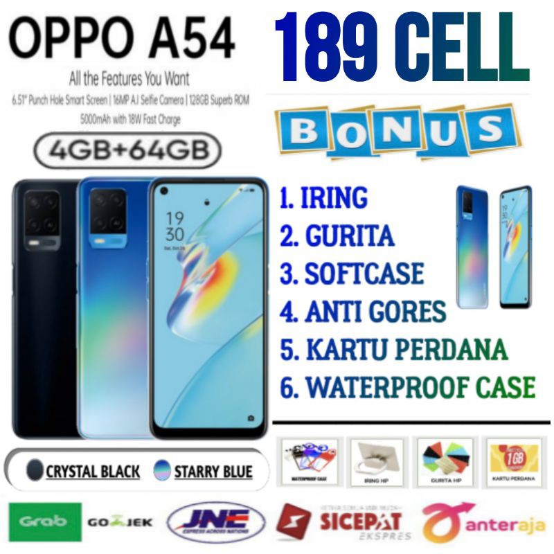 OPPO A54 &amp; A55 RAM 4/64 GB | A17 4/64 | A16K 4/64 | A16E 3/32 GARANSI RESMI OPPO INDONESIA