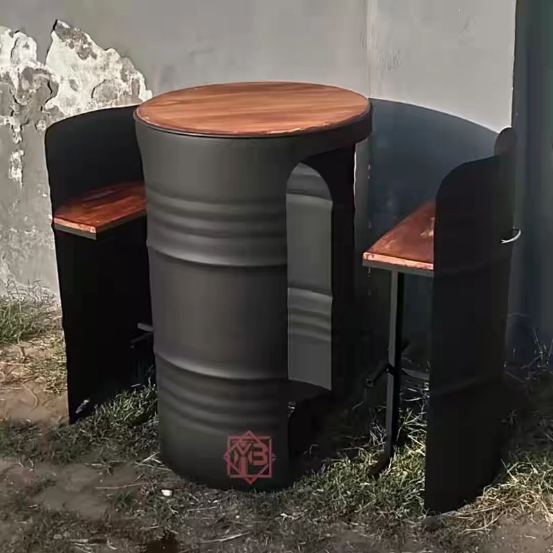 Kursi bar / Kursi dan meja drum custom