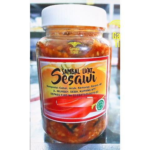 

Sambal Luat Sesawi, Khas Kupang, HALAL, Cocok untuk Sei Sapi