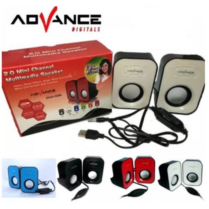 Speaker Komputer Advance DUO 026 Speaker Mini Advance USB Duo-026