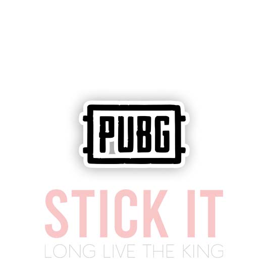 

Stiker sablon setrika DTF kaos baju sticker vinyl PUBG gamer 42