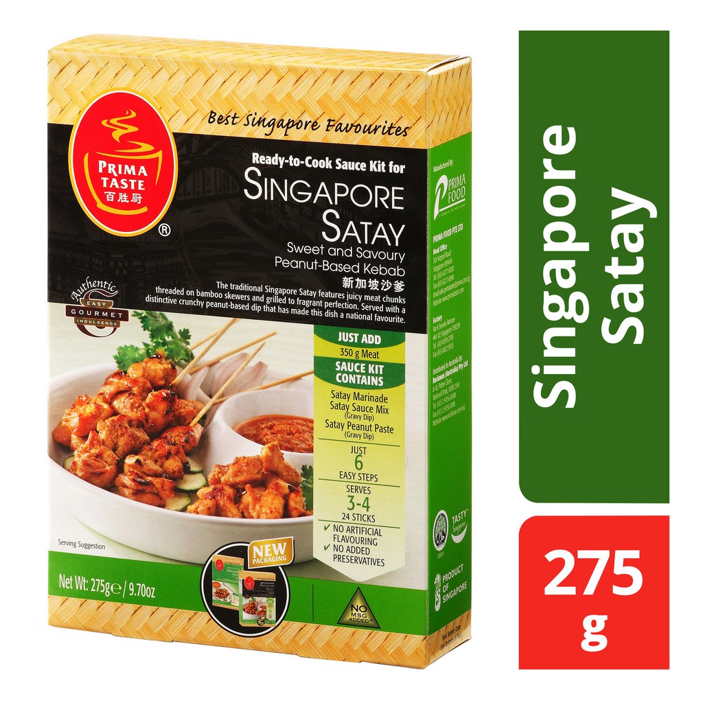 

Prima Taste Sauce Kit - Singapore Satay 275g