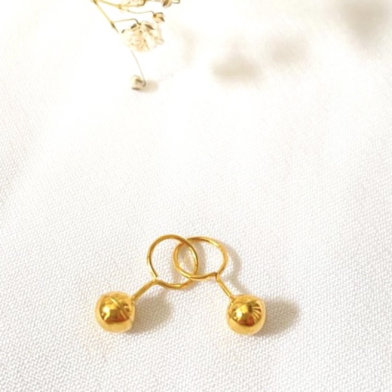 Anting Toge Bayi/ Anak Emas Muda 0,5 Gram