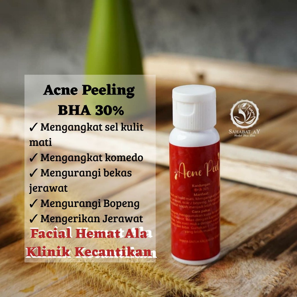 SR12 ACNE PEEL BHA 30% ORIGINAL - PEELING KLINIK ERHA AMPUH ATASI BOPENG / OBAT JERAWAT KOMEDO