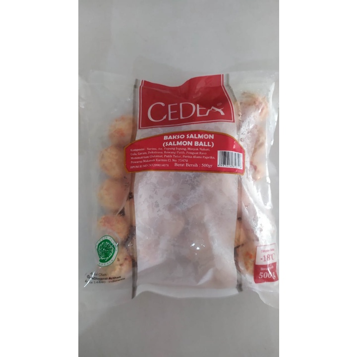 Jual Cedea Bakso Salmon 500 Gr Shopee Indonesia