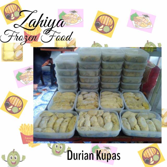 

Durian kupas 900 gram