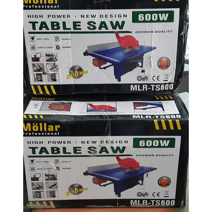 MOLLAR Mesin Gergaji Meja / Table Circular Saw 8" (200 mm) MLR-TS01