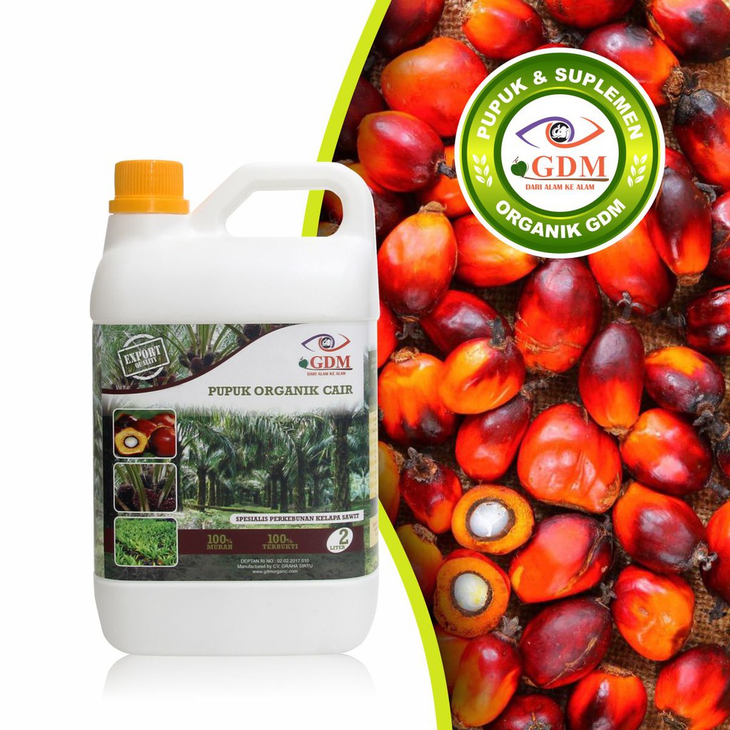 Pupuk Organik GDM Untuk Kelapa Sawit 2Liter