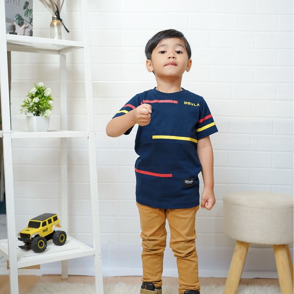 Kaos Anak Laki - laki Premium Original Branded | Mevla Kids - Azura Laser